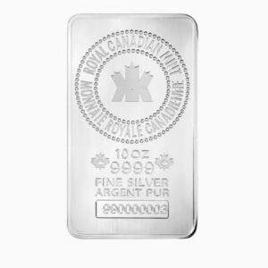 10 oz Royal Canadian Mint Pure Silver Bar